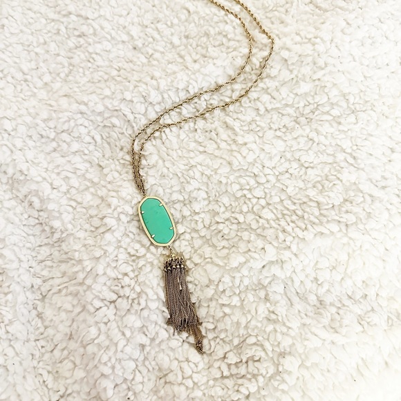 Kendra Scott Rayne Necklace Turquoise‎ - Picture 3 of 9